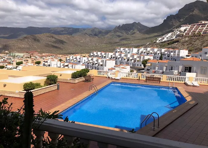 Con Impresionantes Vistas Y Piscina Apartman Costa Adeje (Tenerife)